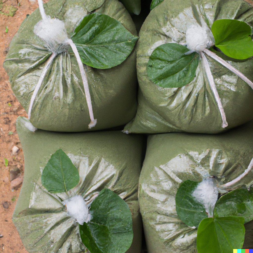 Assorted kratom powder varieties displayed in bowls showing different vein colors